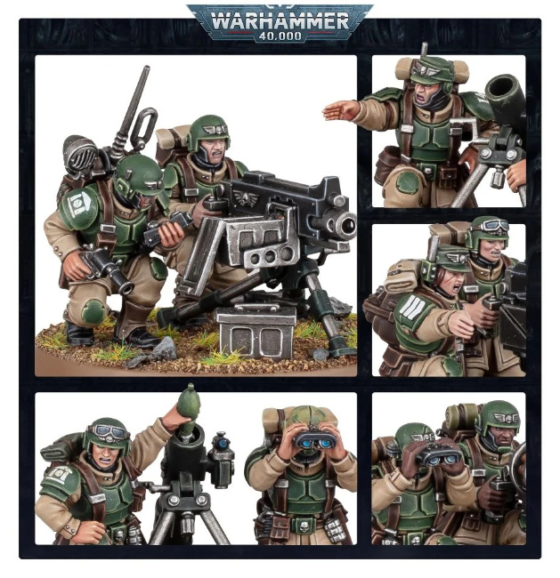 WH40k: Astra Militarum Cadian Heavy Weapon Squad (2023)