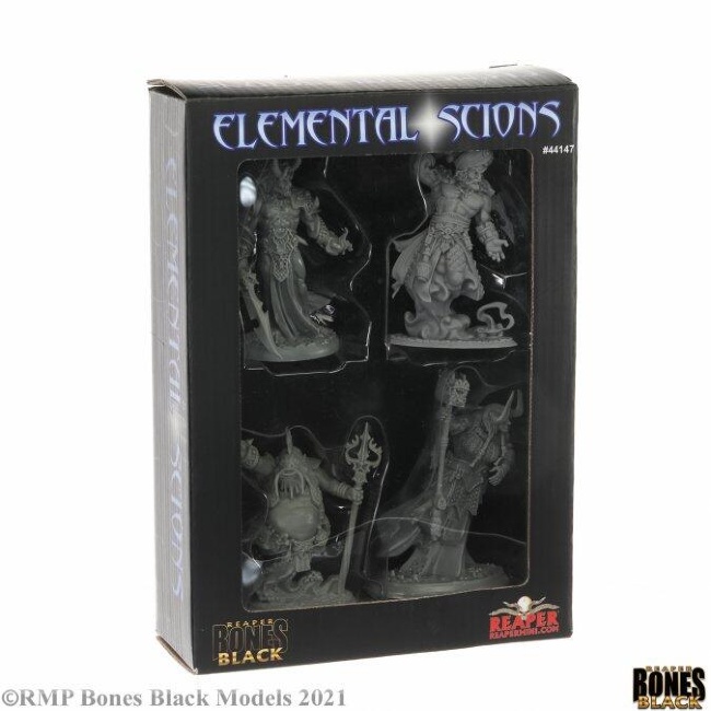 Миниатюры Reaper: Bones Black: Elemental Scions Boxed Set (44147) Миниатюры Reaper: Bones Black: Elemental Scions Boxed Set (44147)
