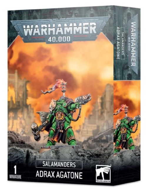 WH40k: Space Marine Salamanders Adrax Agatone