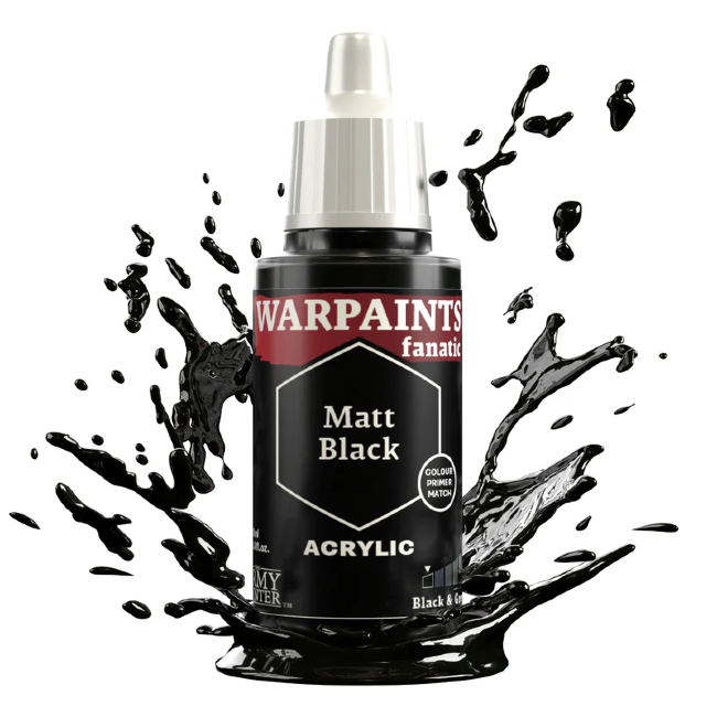 Краска Army Painter Warpaints Fanatic: Matt Black