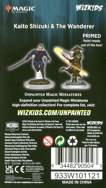 МИНИАТЮРЫ: MtG Unpainted Miniatures: Kaito Shizuki & The Wanderer (90504)